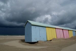 strandhuisjes in Berck